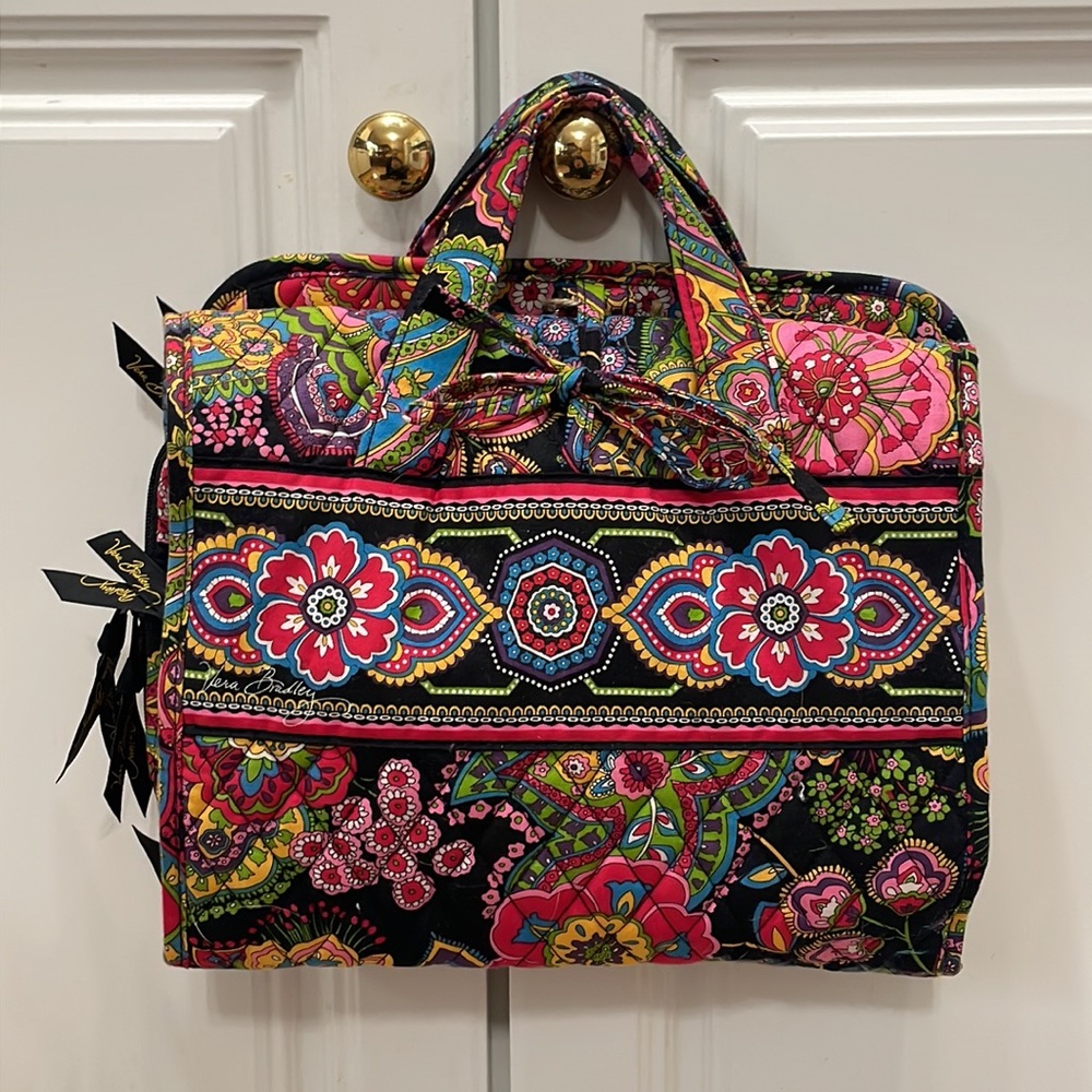 Vera Bradley Symphony In Hue Makeup/ Jewelry Organizer